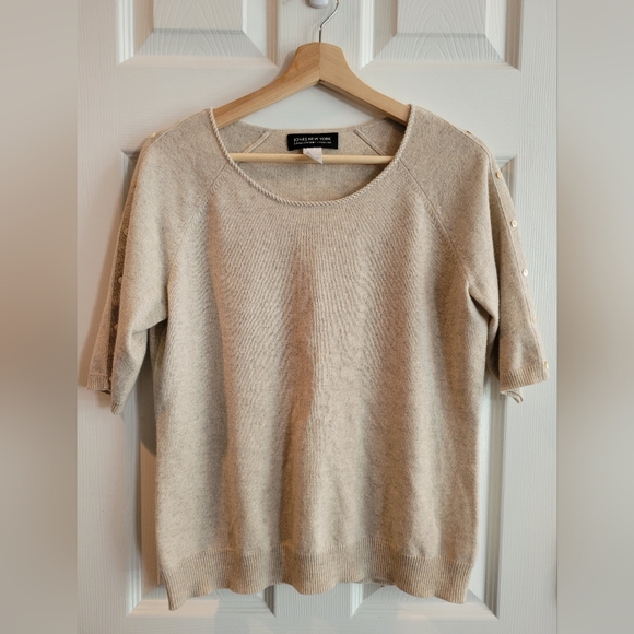 Jones New York Sweaters - Women's Jones of New York Beige Sweater